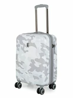 Heys Black Camo 21" Carry On Spinner Luggage (White) -suitcase shop 312ieESK DL