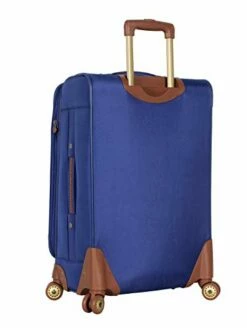 Caribbean Joe Castaway Designer Luggage - 4 Piece Softside Expandable Lightweight Spinner Suitcases- Travel Set Includes Tote Bag, 20-Inch Carry On, 24 Inch And 28-Inch Suitcases (Royal Blue) -suitcase shop 313RCVhrdnL