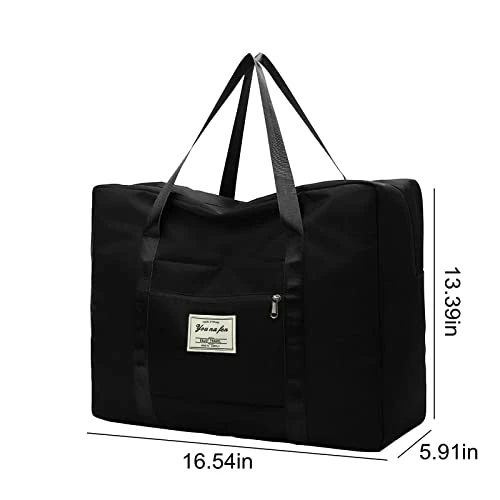 MIANHT Foldable Travel Duffel Bag - Sports Tote Gym Bag, Shoulder Week-Ender Overnight Bag For Women And Girls, Tote Carry On Luggage 4 MIANHT Foldable Travel Duffel Bag - Sports Tote Gym Bag, Shoulder Week-Ender Overnight Bag For Women And Girls, Tote Carry On Luggage - Image 2