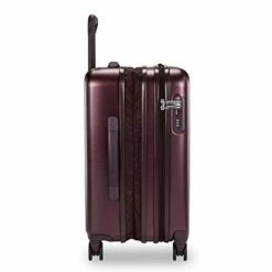 Briggs & Riley Sympatico Hardside International Spinner Luggage, Plum, 21-Inch Carry-On -suitcase shop 3141 TROCyL