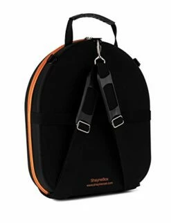 Hat Box Travel Crush Proof Carry On With Luggage Strap And Shoulder Strap Black -suitcase shop 31EIEGLzswL