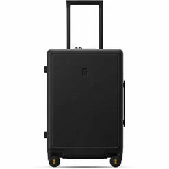 LEVEL8 Elegance Matte Carry-On Luggage, 20” Hardside Suitcase, Lightweight PC Matte Hardcase Spinner Trolley For Luggage, TSA Approved Cabin Luggage With 8 Spinner Wheels- Black, 20-Inch Carry-On -suitcase shop 31EtMmzieuL