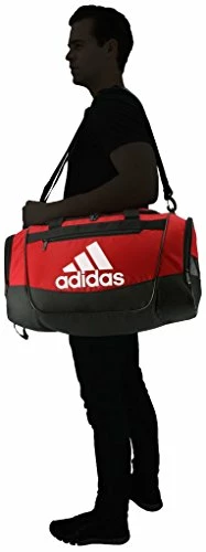 Adidas Unisex Defender III Medium Duffel Bag, Red/Black/White, Medium 7 Adidas Unisex Defender III Medium Duffel Bag, Red/Black/White, Medium - Image 5