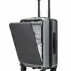 NINETYGO Carry On Luggage 22x14x9 With Spinner Wheels, Hardside Carry On Suitcase With Front Pocket Lock Cover, Super Convenient & Lightweight For Business Travel (20") -suitcase shop 31Sa30VW 2L