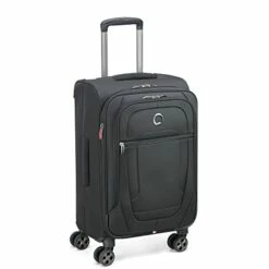 DELSEY Paris Helium DLX Softside Expandable Luggage With Spinner Wheels, Black, Carry On 20 Inch -suitcase shop 31UV1vz5jJL