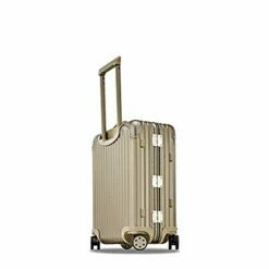 Rimowa Topas Titanium Carry On Luggage IATA 21" Inch Multiwheel 32L Suitcase - Champagne -suitcase shop 31VmkVHYWQL