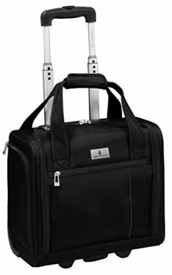 London Fog Cranford 15" Under The Seat Bag, Black