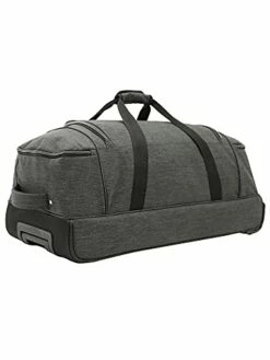 Travelers Club 30" Travel Rolling Duffel Bag, Grey, Inch -suitcase shop 31baEU5b1HS