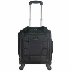 Kenneth Cole Reaction 18" Lightweight Multi-Pocket Anti-Theft RFID 14.1" Laptop & Tablet Underseater Carry-On With USB Charging Port, Black -suitcase shop 31f3cPiVzxL