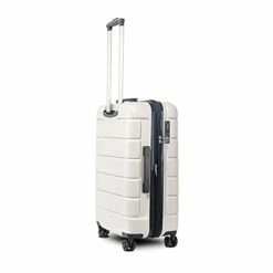 LIZHOUMIL Luggage Sets Suitcase Lightweight TSA Lock Spinner 20In24In28In White ABS -suitcase shop 31gw9I4K5sS