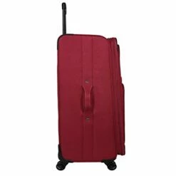 World Traveler Embarque Lightweight 2-PC Carry-On Luggage Set, Burgundy, One_Size -suitcase shop 31hJwSb05FL