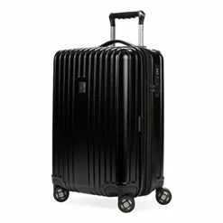 SwissGear 7910 Hardside Expandable Spinner Wheel Luggage With TSA Lock And USB, Black, Carry-On 20-Inch