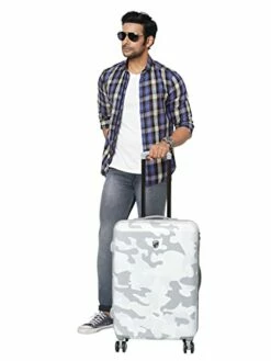 Heys Black Camo 21" Carry On Spinner Luggage (White) -suitcase shop 31nT6fgEsuL