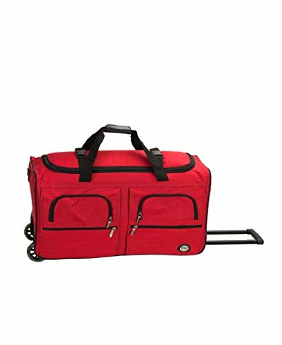 Rockland Rolling Duffel Bag, Red, 36-Inch 3 Rockland Rolling Duffel Bag, Red, 36-Inch