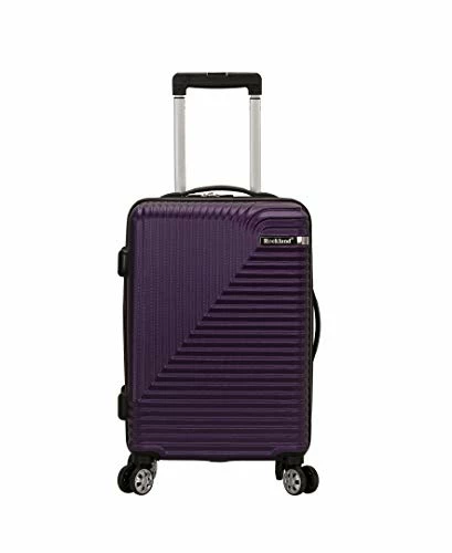 Rockland Star Trail Hardside Spinner Wheel Luggage, Purple, Carry-On 20-Inch 3 Rockland Star Trail Hardside Spinner Wheel Luggage, Purple, Carry-On 20-Inch