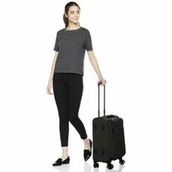 AmazonBasics Belltown Softside Rolling Spinner Suitcase Luggage - 21-Inch, Heather Black -suitcase shop 31ydPFRsaKL 1ccad24f 5fe5 4326 be3d f162fa0dc1e3