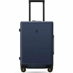 LEVEL8 Elegance Matte Carry-On Luggage, 20” Hardside Suitcase, Lightweight PC Matte Hardshell Spinner Trolley For Luggage, TSA Approved Cabin Luggage With 8 Spinner Wheels-Navy Blue, 20-Inch Carry-On -suitcase shop 31yxVZMr9OL
