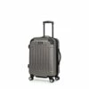 Kenneth Cole Reaction Renegade 20" ABS Expandable 8-Wheel Carry-On, Silver, Inch -suitcase shop 31zsRC49t6L