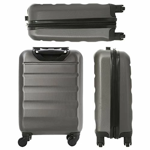 Aerolite 22x14x9” Hard Shell Suitcase Spinner Carry On + Under Seat Holdall 6 Aerolite 22x14x9” Hard Shell Suitcase Spinner Carry On + Under Seat Holdall - Image 4
