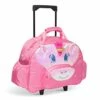 Bixbee Kids Luggage, Kids Luggage With Wheels For Girls & Boys With Telescoping Handle, Adjustable Strap And Pockets- Lightweight Kids Suitcase & Carry On Bag For Airport, Travel, Overnight In Unicorn -suitcase shop 41 b4Dln8sS