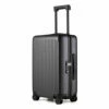 NINETYGO Carry On Luggage With Spinner Wheels, 22x14x9 Luggage, 100% PC Lightweight Hardside Suitcase With TSA Lock (20-inch Black) -suitcase shop 4118ooOBYvL
