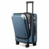 LEVEL8 Carry-On Luggage, Hardside Suitcase, 20” Lightweight ABS+PC Hardshell Spinner Trolley For Luggage With Built-In TSA Lock, 8 Spinner Wheels, Blue, 20-Inch Carry-On -suitcase shop 411kaaSDzXL