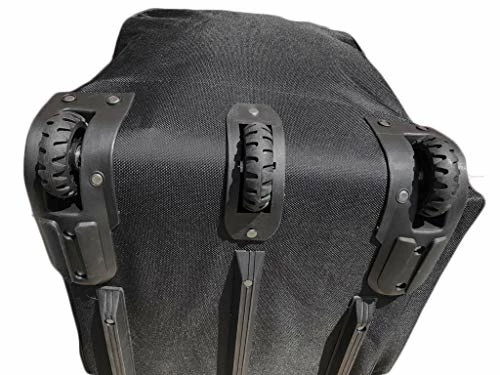 Gothamite 36-inch Rolling Duffle Bag With Wheels | Luggage Bag | Hockey Bag | XL Duffle Bag With Rollers | Heavy Duty 1200D Polyester (Black) 9 Gothamite 36-inch Rolling Duffle Bag With Wheels | Luggage Bag | Hockey Bag | XL Duffle Bag With Rollers | Heavy Duty 1200D Polyester (Black) - Image 7