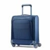 Samsonite Flexis Underseat Carry On Luggage With Spinner Wheels, Carbon Blue