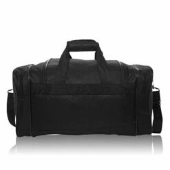 DALIX Blank Duffle Bag Duffel Bag In Black Gym Bag -suitcase shop 412LSzndJEL