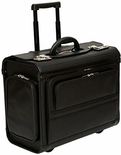 Wheeled Pilot Case Rolling 17.3" Laptop Roller Bag Briefcase Hand Luggage Flight Cabin 3 Wheeled Pilot Case Rolling 17.3" Laptop Roller Bag Briefcase Hand Luggage Flight Cabin