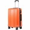 Coolife Luggage Suitcase PC+ABS With TSA Lock Spinner Carry On Hardshell Lightweight 20in 24in 28in(orange, S(20in_carry On)) -suitcase shop 413RTJoJ9NL 80f9ba01 2a75 453c b1fb 3952ea4a6e86