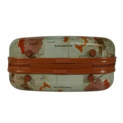 World Traveler Europe 2-Piece Carry-On Spinner Luggage Set With TSA Lock, Brown, One_Size -suitcase shop 413a9GWTD6L