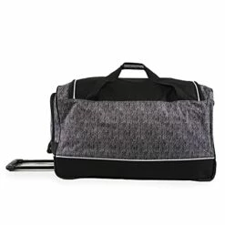Hurley Rolling Duffel, Grey Tweed -suitcase shop 413cxlXxepS
