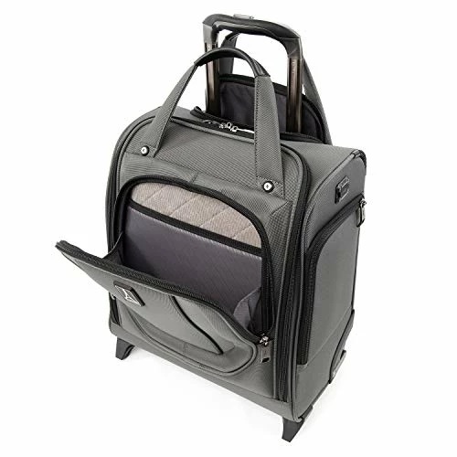 Travelpro Crew Versapack Rolling Underseat Carry-on, Titanium Grey 4 Travelpro Crew Versapack Rolling Underseat Carry-on, Titanium Grey - Image 2