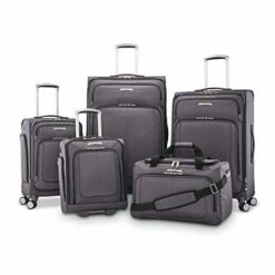 Samsonite SoLyte DLX Underseat Wheeled Carry-On (Mineral Grey) -suitcase shop 4157X348 2BpL