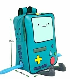 Adventure Time BackpackS Finn And Jake Skybird Beemo BMO BackpackS Water Resistant Cartoon Robot Backpacks For Women Men College School Student Laptop Green PU Backpacks -suitcase shop 415NmMkiqqL