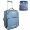 Boardinglbue Rolling Personal Item Under Seat Luggage 18" For American Frontier Spirit Southwest Airlines + Cover (Navy) -suitcase shop 415aUogoDRL