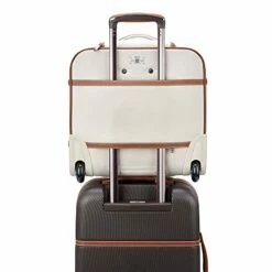 DELSEY Paris Chatelet 2.0 Softside Luggage Under-Seater With 2 Wheels, Angora, Carry-on 16 Inch -suitcase shop 4162ey2iAXL