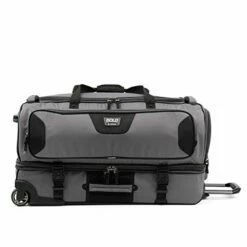 Travelpro Bold Drop Bottom Wheeled Rolling Duffel Bag, Grey/Black, 30-Inch -suitcase shop 416WlnRurPL