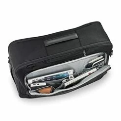 Briggs & Riley Baseline-Convertible Duffel Backpack, Black, One Size -suitcase shop 416oNsLTrPS