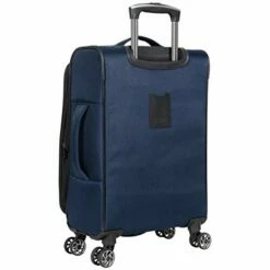 Kenneth Cole Reaction Rugged Roamer Luggage Collection Lightweight Softside Expandable 8-Wheel Spinner Travel Suitcase Bag, Navy, 20-inch Carry-On -suitcase shop 416vtBdiBZL