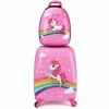 Emissary Kids Luggage With Wheels For Girls - 18” Unicorn Kids Suitcase With 14” Backpack - Kids Suitcases For Girls - Hard-Sided Rolling Kids Suitcase - Kids Carry On Luggage With Wheels 1 Emissary Kids Luggage With Wheels For Girls - 18” Unicorn Kids Suitcase With 14” Backpack - Kids Suitcases For Girls - Hard-Sided Rolling Kids Suitcase - Kids Carry On Luggage With Wheels -suitcase shop 416zEJ3imBL