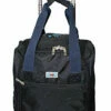 BoardingBlue Rolling Personal Item Under Seat For American, Spirit Frontier Airlines Black W Navy