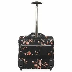BEBE Women's Valentina-Wheeled Under The Seat Carry-on Bag, Floral Branch, One Size -suitcase shop 4179669h8IL