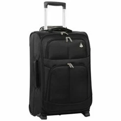 Large Capacity Maximum Allowance 22x14x9 All Parts Carry On Luggage Bag | Rolling Travel Suitcase Lightweight Small Soft Trolley For Women | Approved By Delta, United, Southwest & Many More
