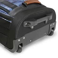 ORIGINAL PENGUIN Luggage 21" Rolling Duffel Bag, Blue Palm Tree, One Size -suitcase shop 417qB45XIAL