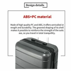 3 Piece Set Luggage Sets Women Men Teens Travel Suitcase With Lightweight TSA Lock Spinner, Home Outdoor Carry On Luggage With 4 Double Silent Wheels Adjustable Handle 20in 24in 28in, Gray -suitcase shop 4186PFy5aOS