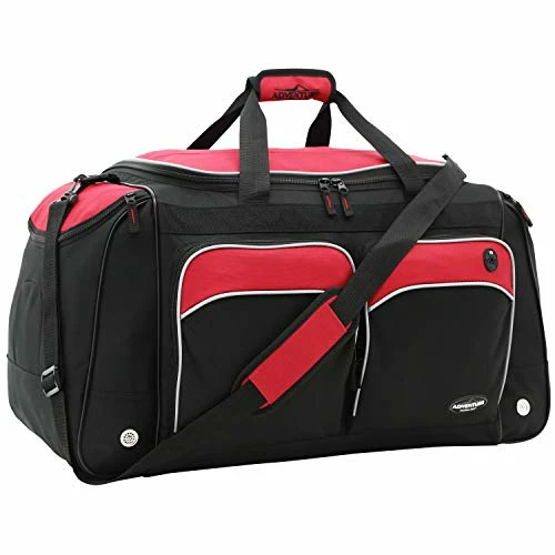 Travelers Club Adventure Travel Duffel Bag, Red, 28 Inch 4 Travelers Club Adventure Travel Duffel Bag, Red, 28 Inch - Image 2