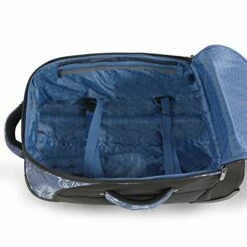 ORIGINAL PENGUIN Luggage 21" Rolling Duffel Bag, Blue Palm Tree, One Size -suitcase shop 41AWKzXGj4L