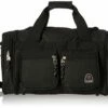 Rockland Duffel Bag, Black, 18.5 In X 10.5 In X 8.5 In -suitcase shop 41Agn1SOSZL